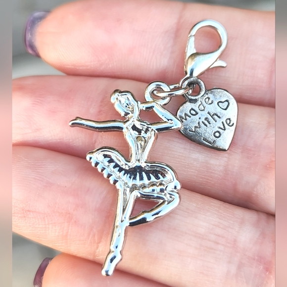Anthropologie "Made With Love" Ballerina Charm VERY RARE - Picture 2 of 2